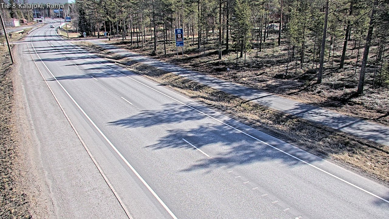 Weather Camera Image Road 8 Kalajoki, Rahja, Kalajoki, Pohjois-Pohjanmaa