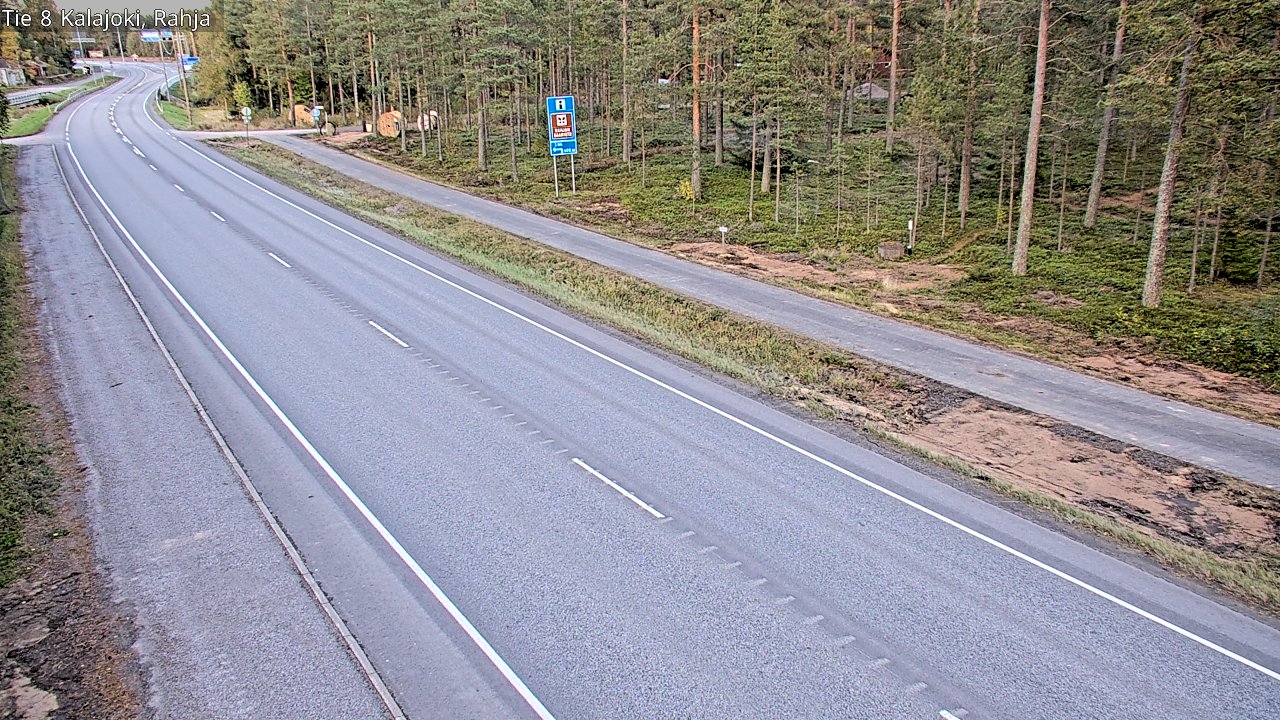 Kelikamerat Kuva Tie 8 Kalajoki, Rahja, Kalajoki, Pohjois-Pohjanmaa