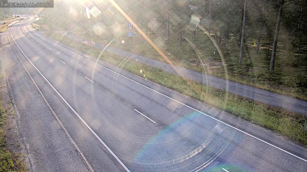 Weather Camera Image Road 8 Kalajoki, Rahja, Kalajoki, Pohjois-Pohjanmaa