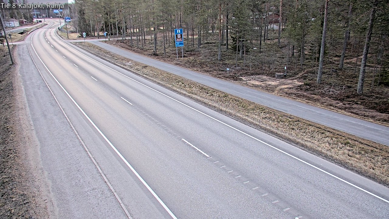 Weather Camera Image Road 8 Kalajoki, Rahja, Kalajoki, Pohjois-Pohjanmaa