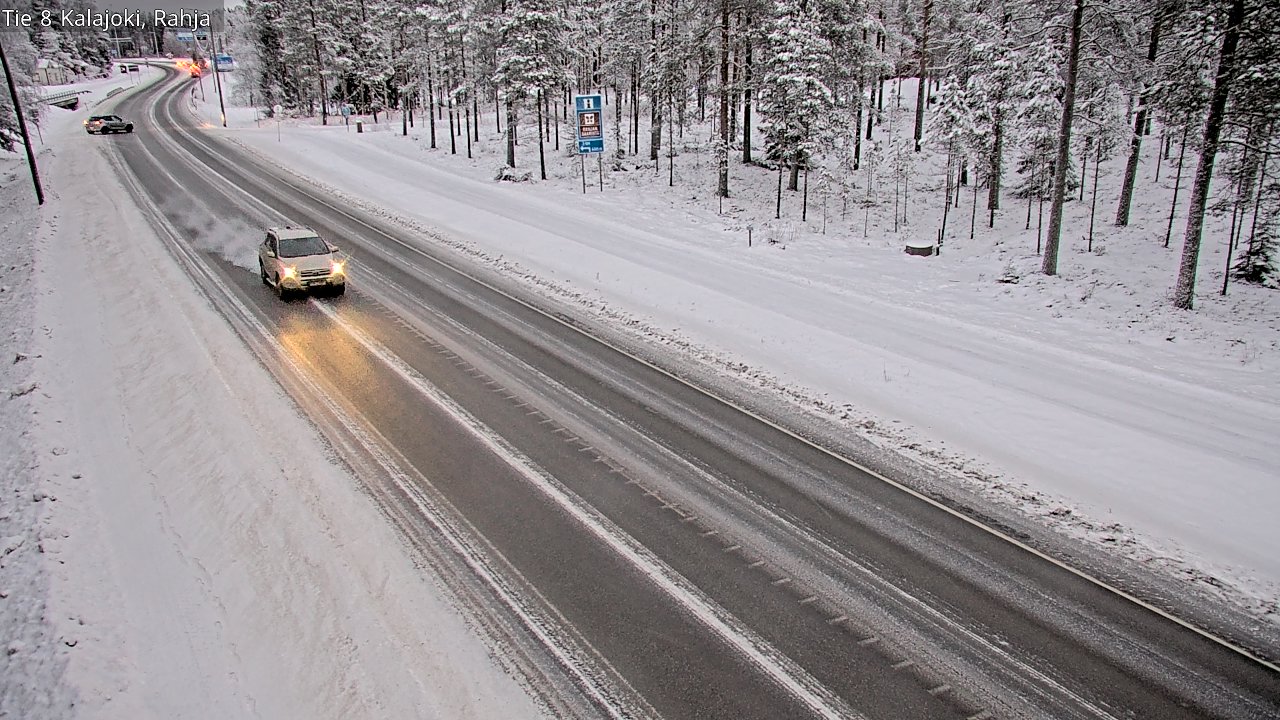 Weather Camera Image Väg 8 Kalajoki, Rahja, Kalajoki, Pohjois-Pohjanmaa