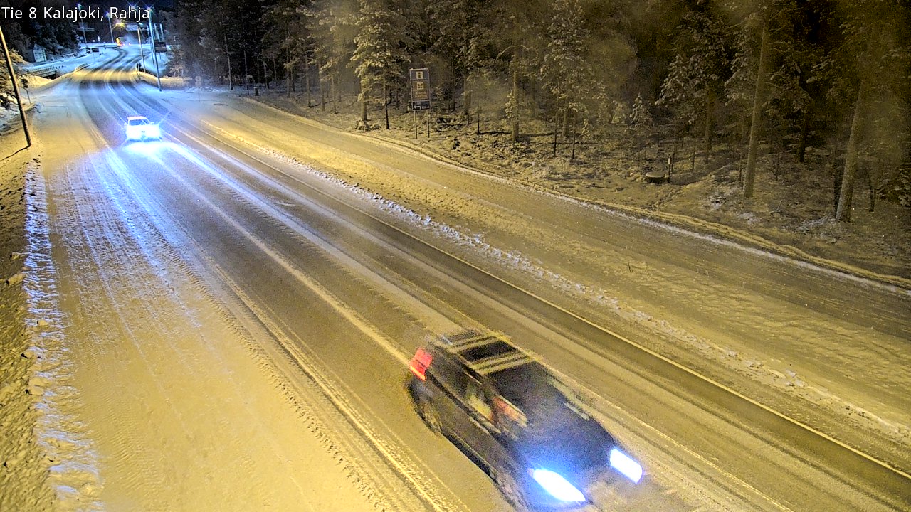 Weather Camera Image Road 8 Kalajoki, Rahja, Kalajoki, Pohjois-Pohjanmaa