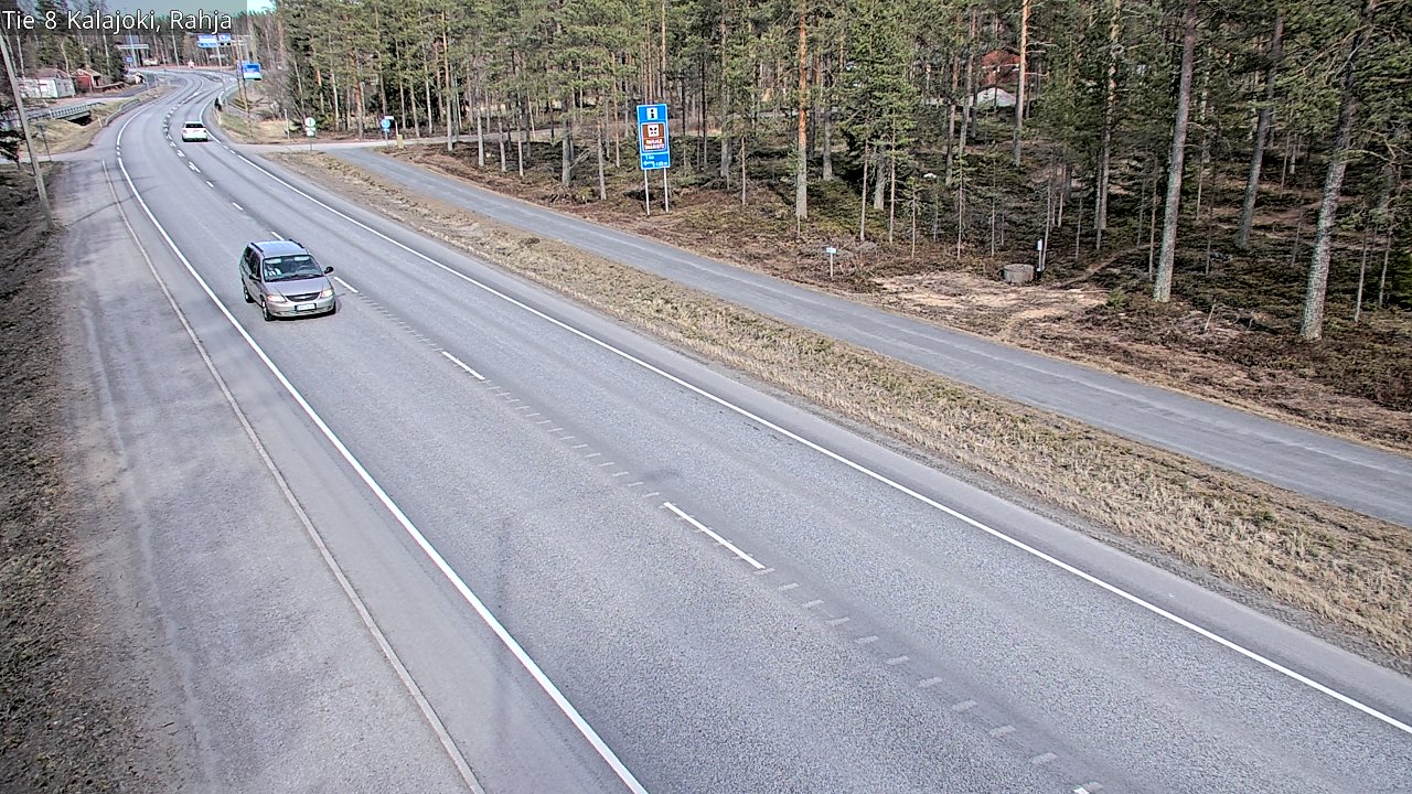 Kelikamerat Kuva Tie 8 Kalajoki, Rahja, Kalajoki, Pohjois-Pohjanmaa