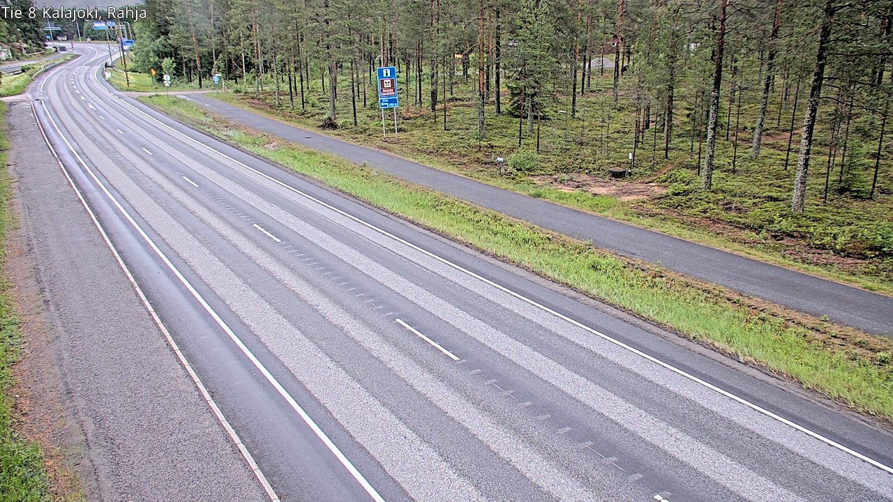 Weather Camera Image Väg 8 Kalajoki, Rahja, Kalajoki, Pohjois-Pohjanmaa