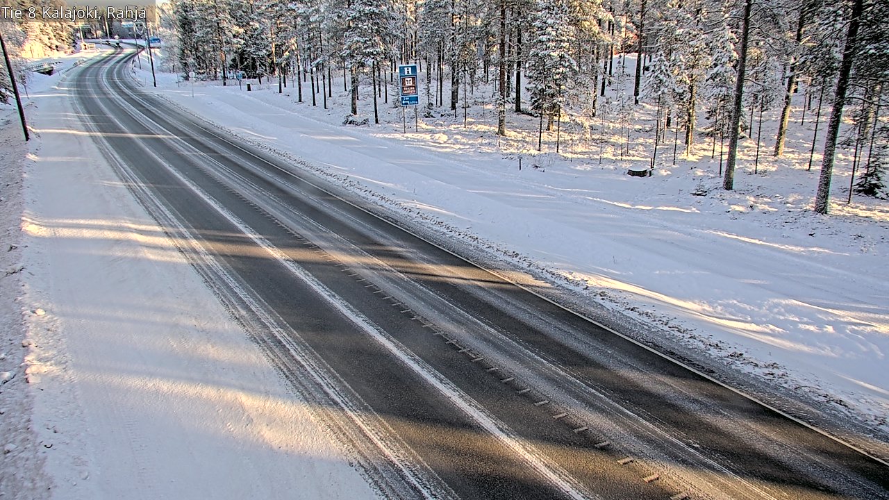 Weather Camera Image Väg 8 Kalajoki, Rahja, Kalajoki, Pohjois-Pohjanmaa