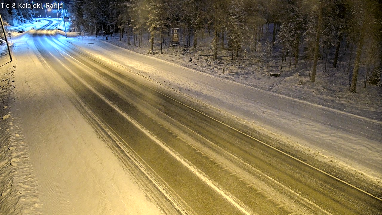 Weather Camera Image Väg 8 Kalajoki, Rahja, Kalajoki, Pohjois-Pohjanmaa