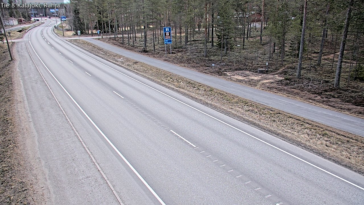 Weather Camera Image Road 8 Kalajoki, Rahja, Kalajoki, Pohjois-Pohjanmaa