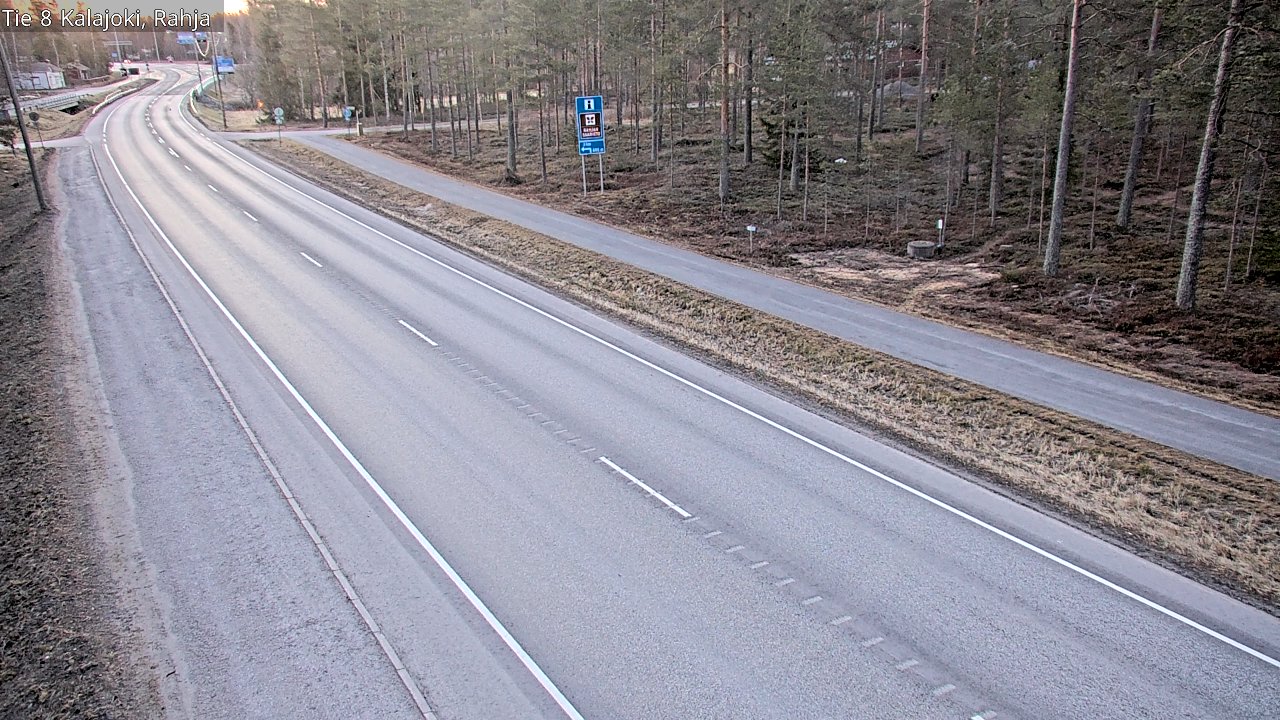 Kelikamerat Kuva Tie 8 Kalajoki, Rahja, Kalajoki, Pohjois-Pohjanmaa
