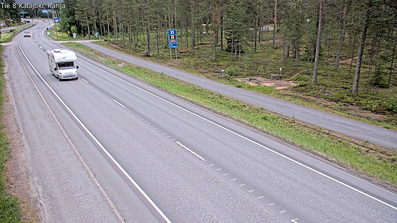 Kelikamerat Kuva Tie 8 Kalajoki, Rahja, Kalajoki, Pohjois-Pohjanmaa