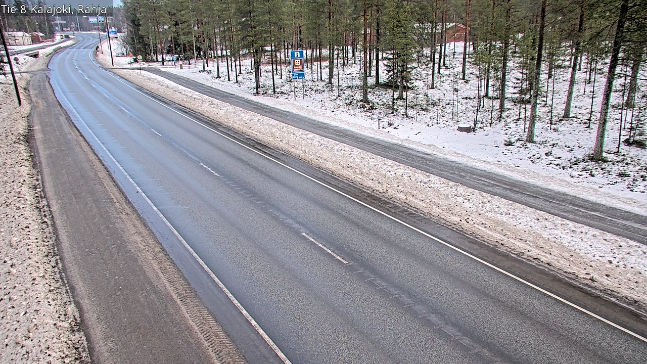 Weather Camera Image Road 8 Kalajoki, Rahja, Kalajoki, Pohjois-Pohjanmaa