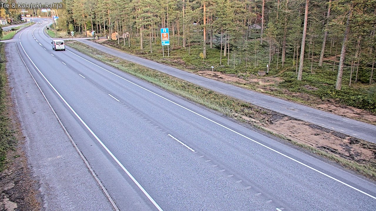Kelikamerat Kuva Tie 8 Kalajoki, Rahja, Kalajoki, Pohjois-Pohjanmaa