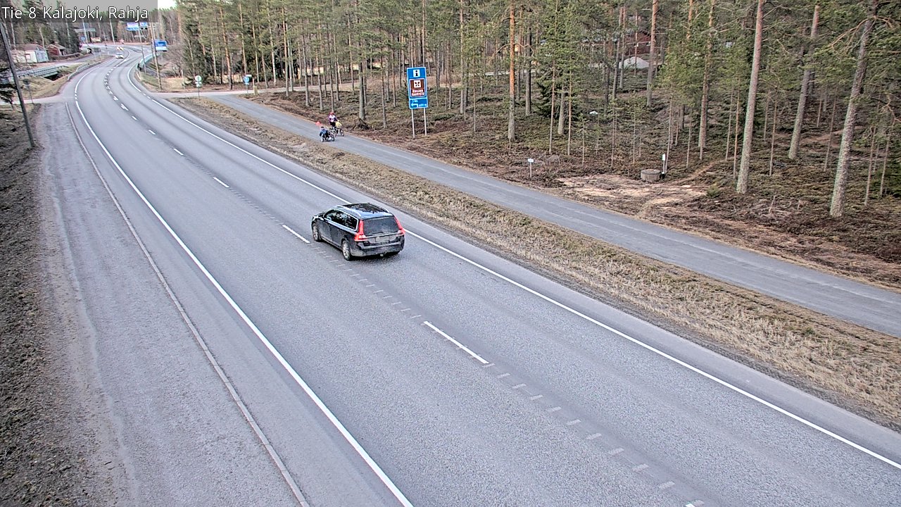 Kelikamerat Kuva Tie 8 Kalajoki, Rahja, Kalajoki, Pohjois-Pohjanmaa