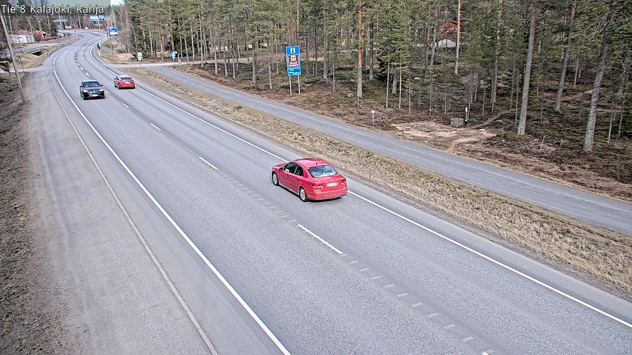 Kelikamerat Kuva Tie 8 Kalajoki, Rahja, Kalajoki, Pohjois-Pohjanmaa