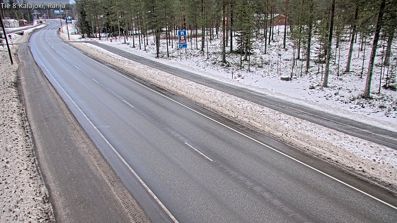 Weather Camera Image Road 8 Kalajoki, Rahja, Kalajoki, Pohjois-Pohjanmaa
