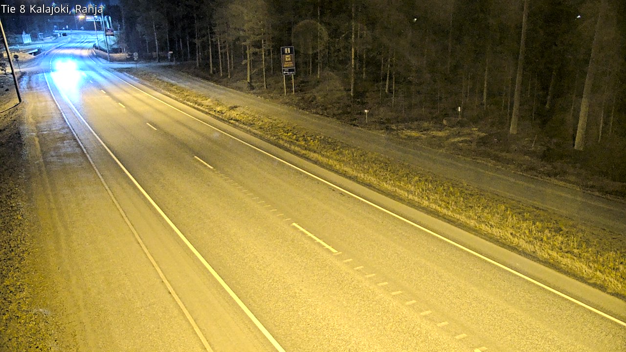 Weather Camera Image Väg 8 Kalajoki, Rahja, Kalajoki, Pohjois-Pohjanmaa