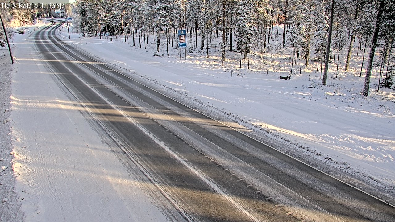 Weather Camera Image Road 8 Kalajoki, Rahja, Kalajoki, Pohjois-Pohjanmaa