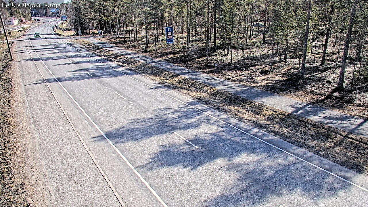 Weather Camera Image Road 8 Kalajoki, Rahja, Kalajoki, Pohjois-Pohjanmaa