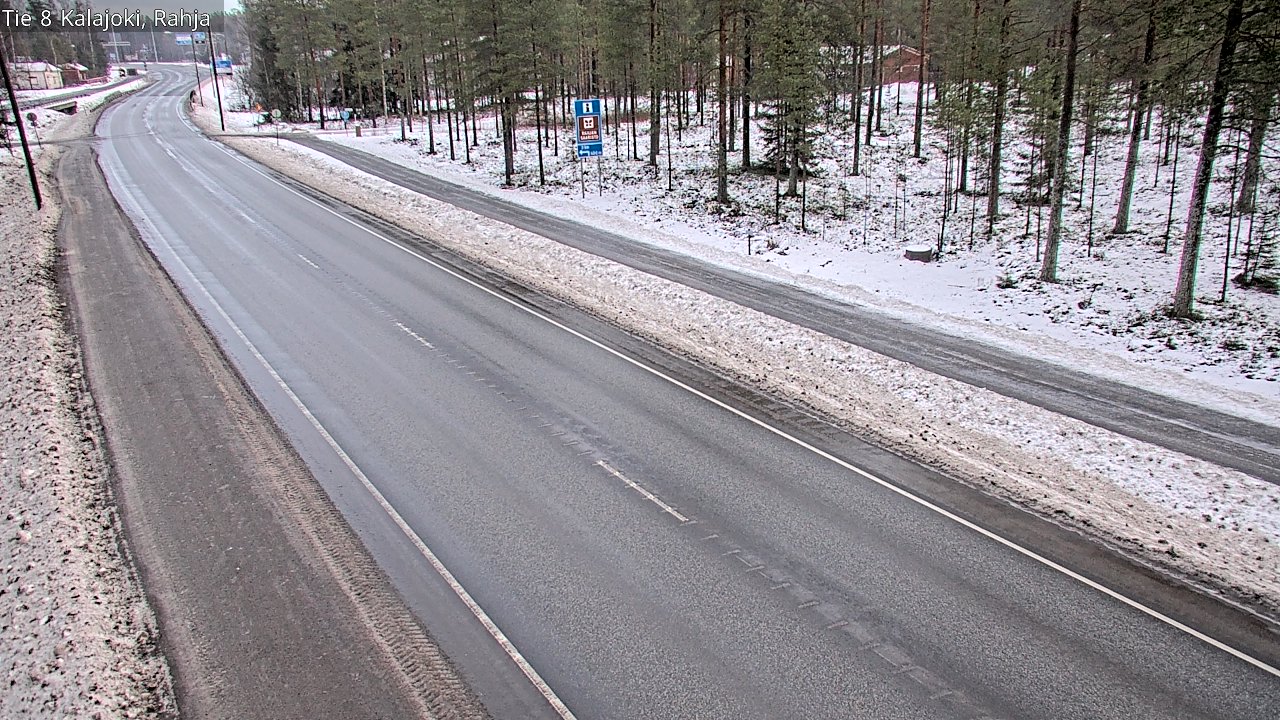 Weather Camera Image Road 8 Kalajoki, Rahja, Kalajoki, Pohjois-Pohjanmaa