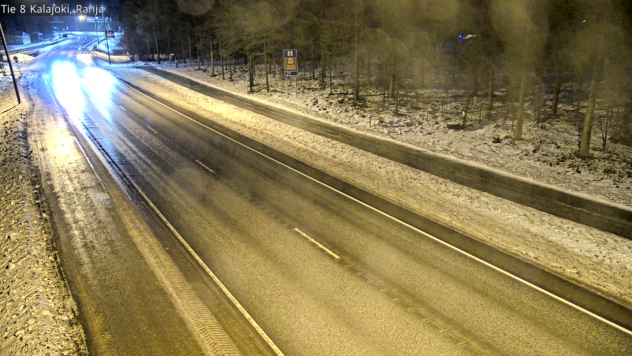 Weather Camera Image Väg 8 Kalajoki, Rahja, Kalajoki, Pohjois-Pohjanmaa