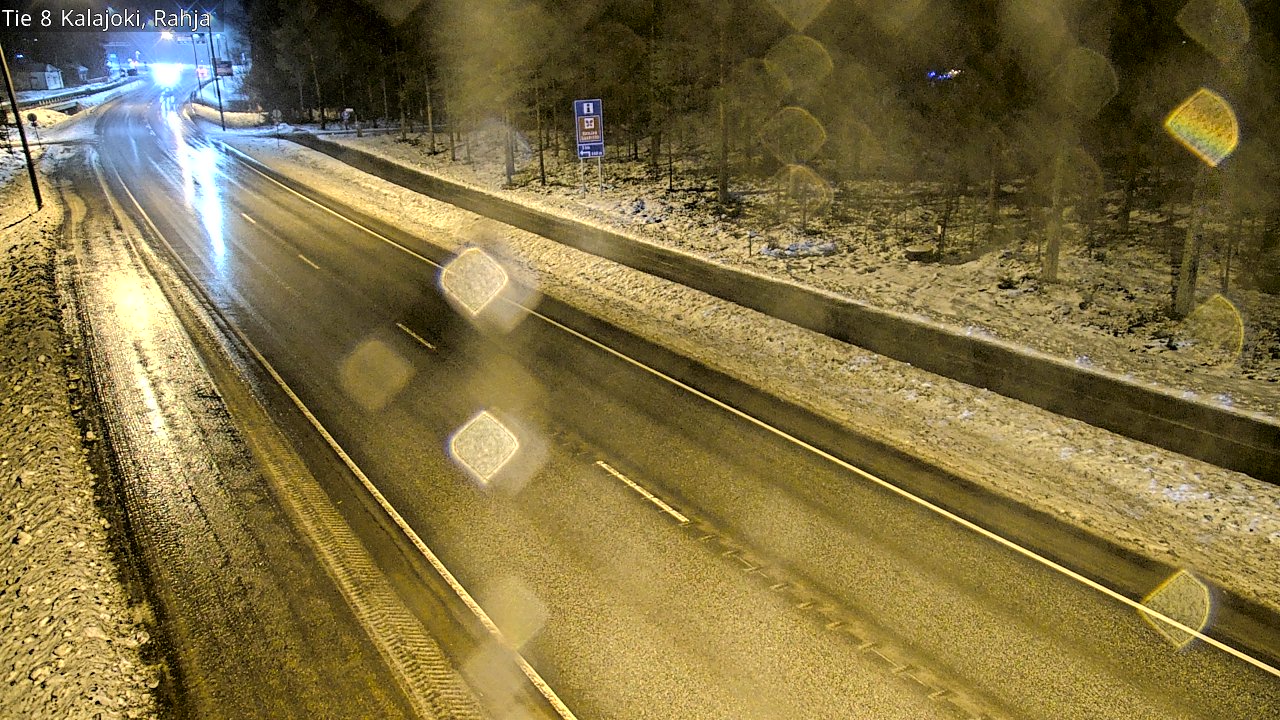 Weather Camera Image Väg 8 Kalajoki, Rahja, Kalajoki, Pohjois-Pohjanmaa