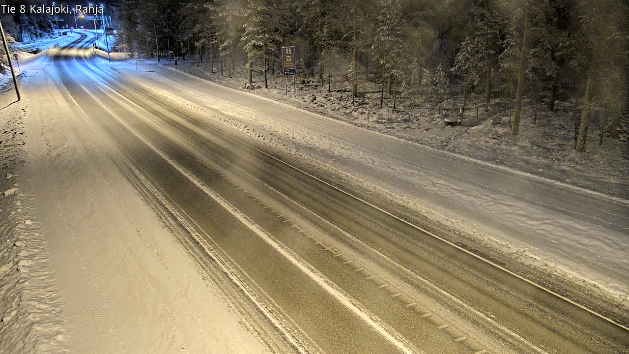 Weather Camera Image Väg 8 Kalajoki, Rahja, Kalajoki, Pohjois-Pohjanmaa