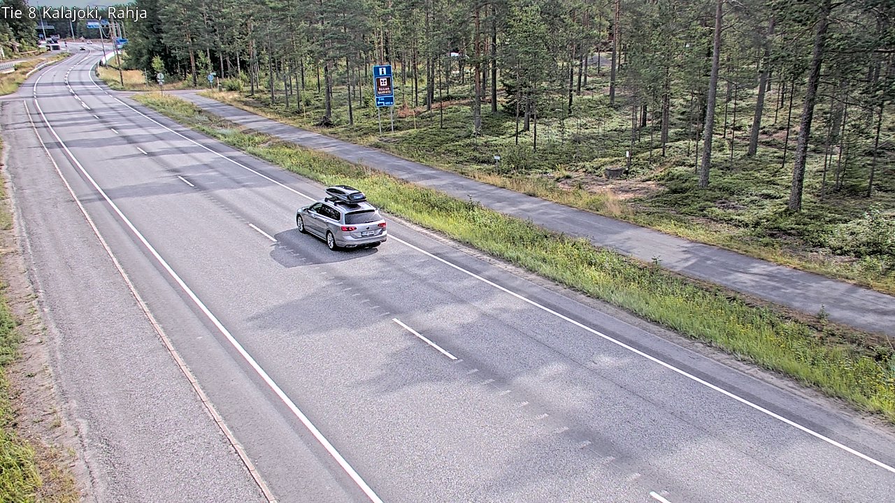 Weather Camera Image Road 8 Kalajoki, Rahja, Kalajoki, Pohjois-Pohjanmaa