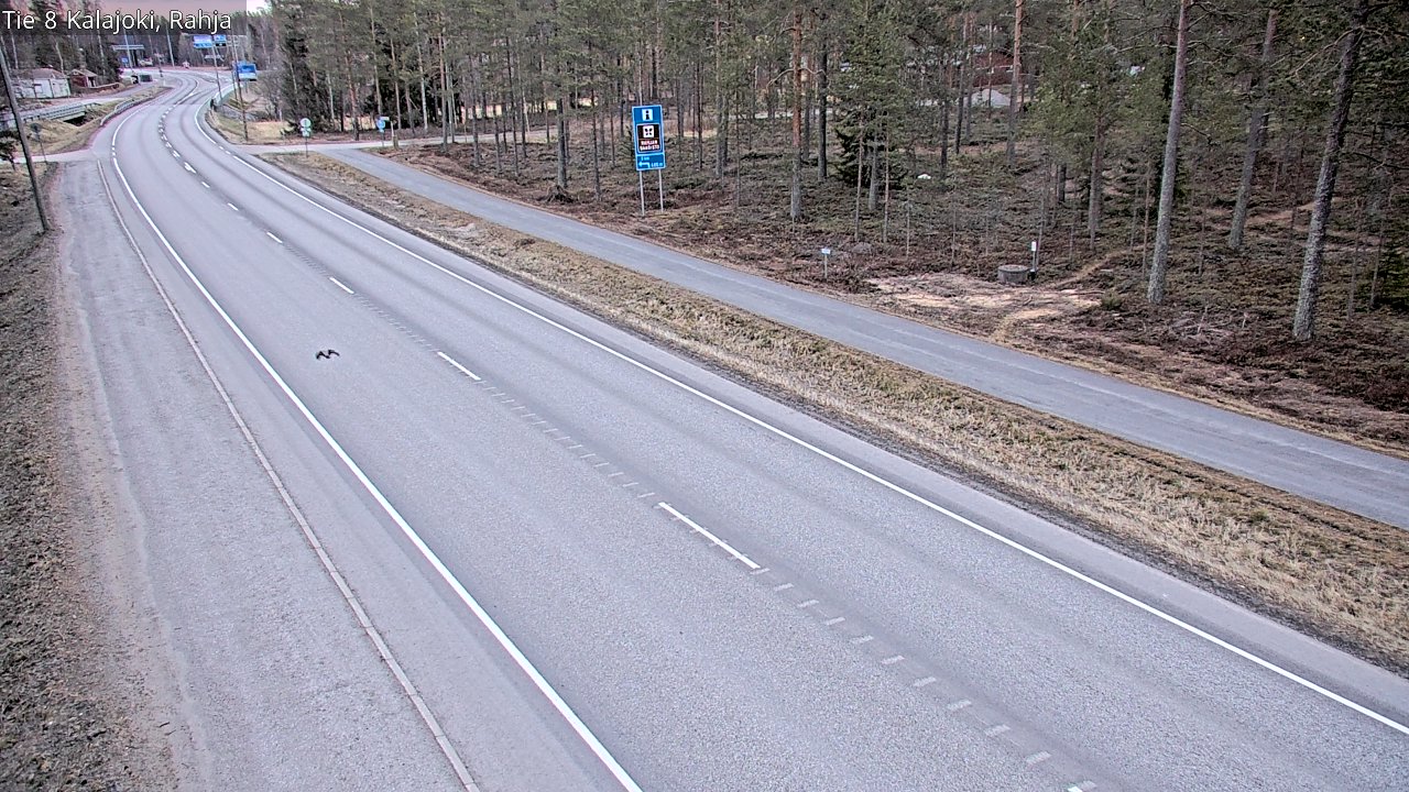 Weather Camera Image Väg 8 Kalajoki, Rahja, Kalajoki, Pohjois-Pohjanmaa