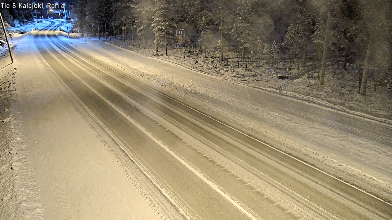 Weather Camera Image Road 8 Kalajoki, Rahja, Kalajoki, Pohjois-Pohjanmaa