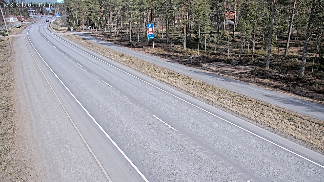 Kelikamerat Kuva Tie 8 Kalajoki, Rahja, Kalajoki, Pohjois-Pohjanmaa