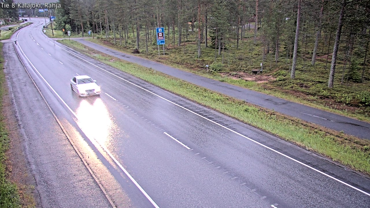 Kelikamerat Kuva Tie 8 Kalajoki, Rahja, Kalajoki, Pohjois-Pohjanmaa