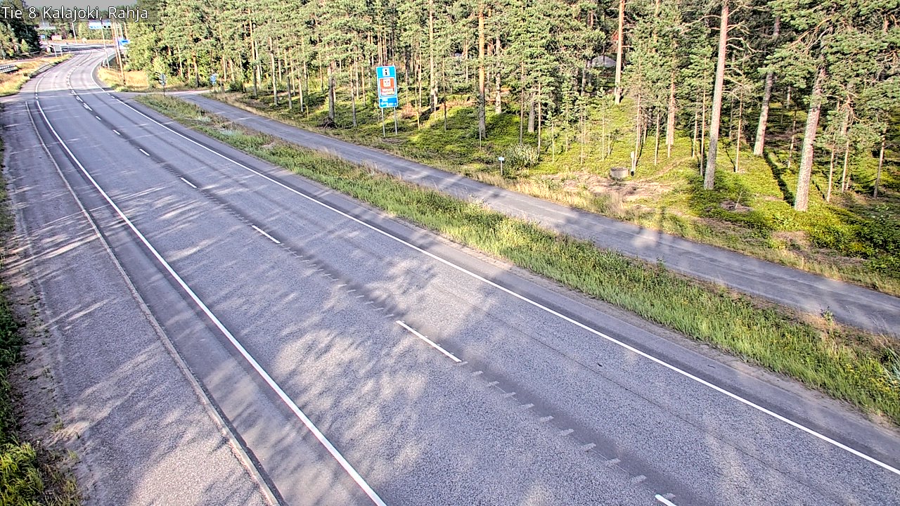 Kelikamerat Kuva Tie 8 Kalajoki, Rahja, Kalajoki, Pohjois-Pohjanmaa