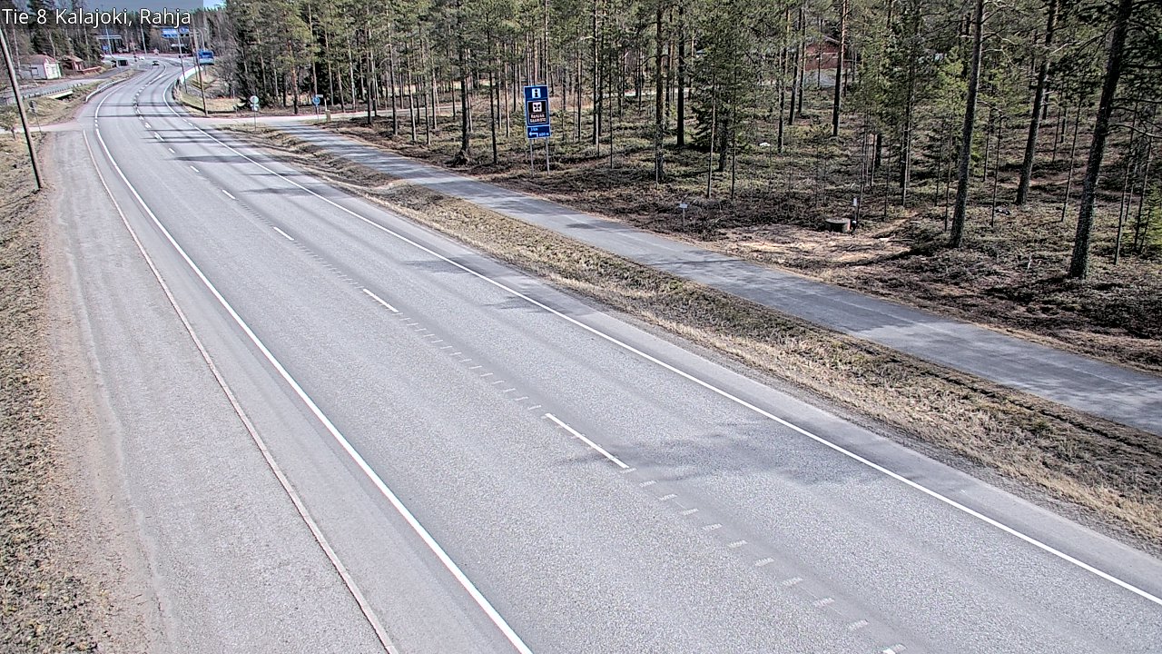 Weather Camera Image Road 8 Kalajoki, Rahja, Kalajoki, Pohjois-Pohjanmaa