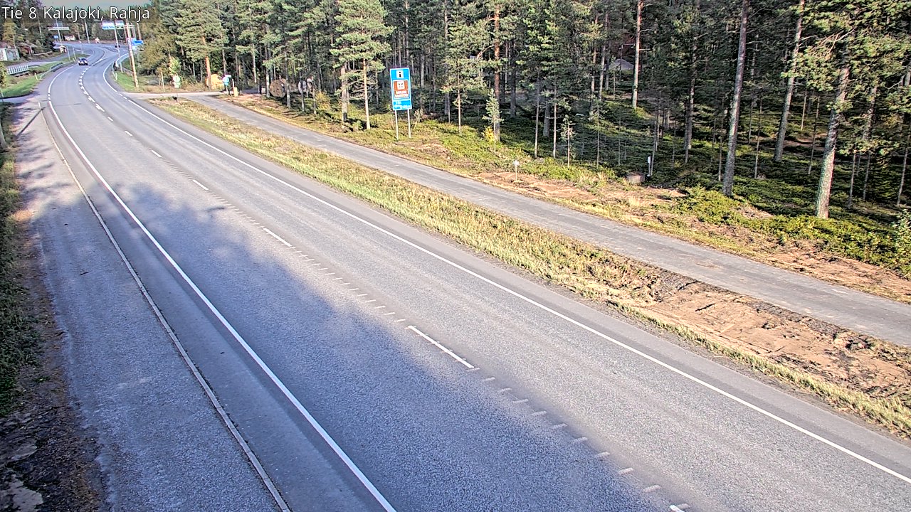 Kelikamerat Kuva Tie 8 Kalajoki, Rahja, Kalajoki, Pohjois-Pohjanmaa
