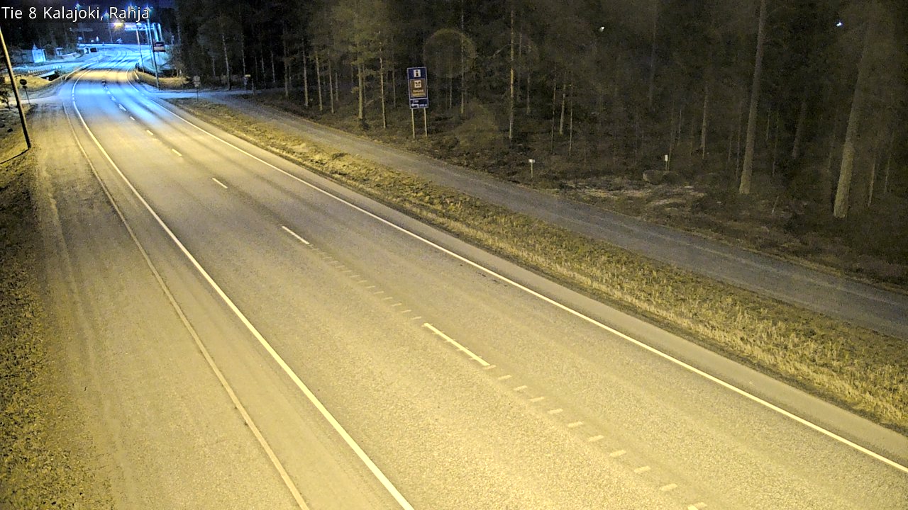 Weather Camera Image Väg 8 Kalajoki, Rahja, Kalajoki, Pohjois-Pohjanmaa