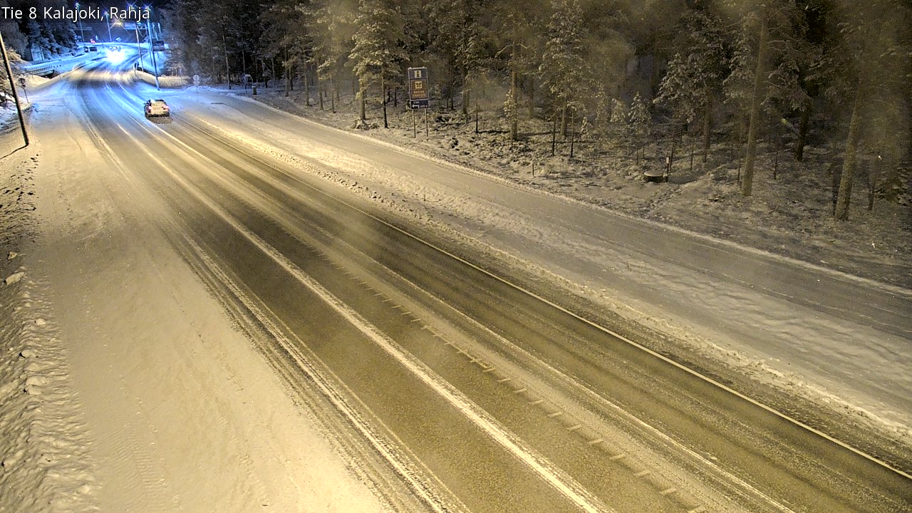 Weather Camera Image Väg 8 Kalajoki, Rahja, Kalajoki, Pohjois-Pohjanmaa