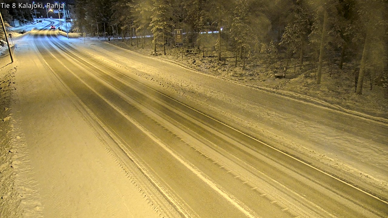 Weather Camera Image Road 8 Kalajoki, Rahja, Kalajoki, Pohjois-Pohjanmaa