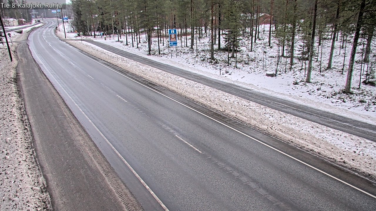 Weather Camera Image Road 8 Kalajoki, Rahja, Kalajoki, Pohjois-Pohjanmaa