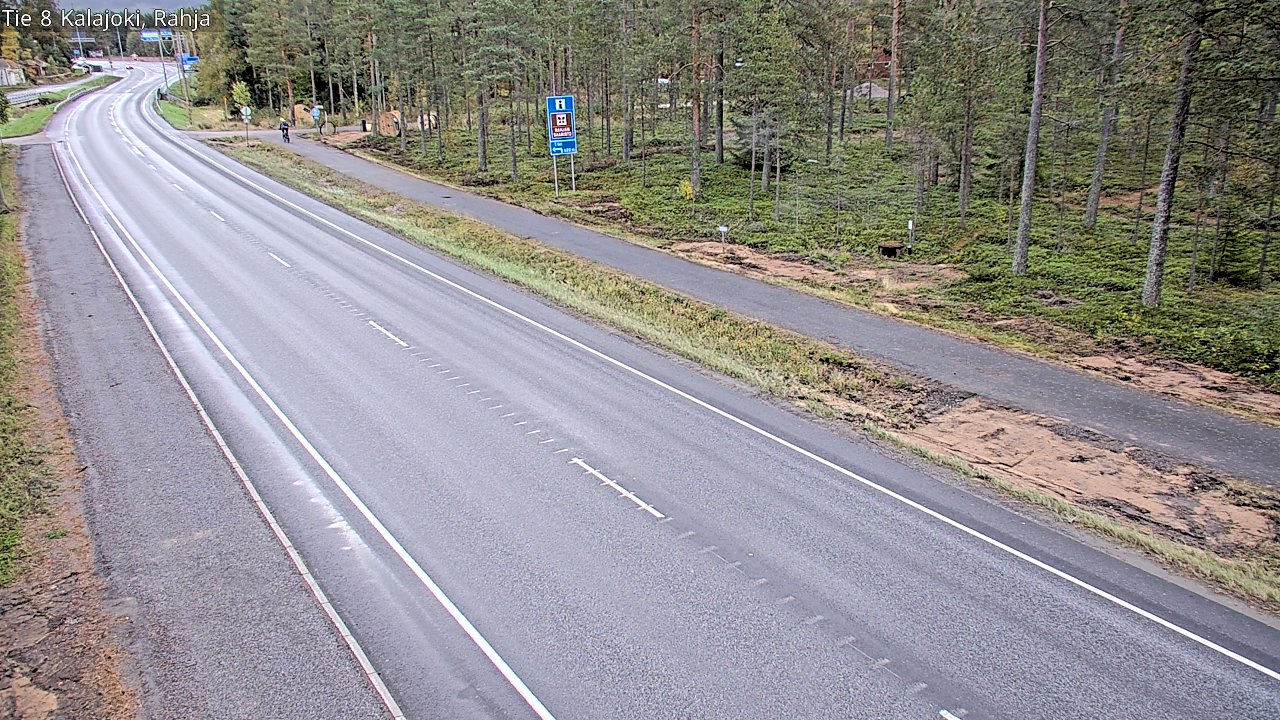 Kelikamerat Kuva Tie 8 Kalajoki, Rahja, Kalajoki, Pohjois-Pohjanmaa