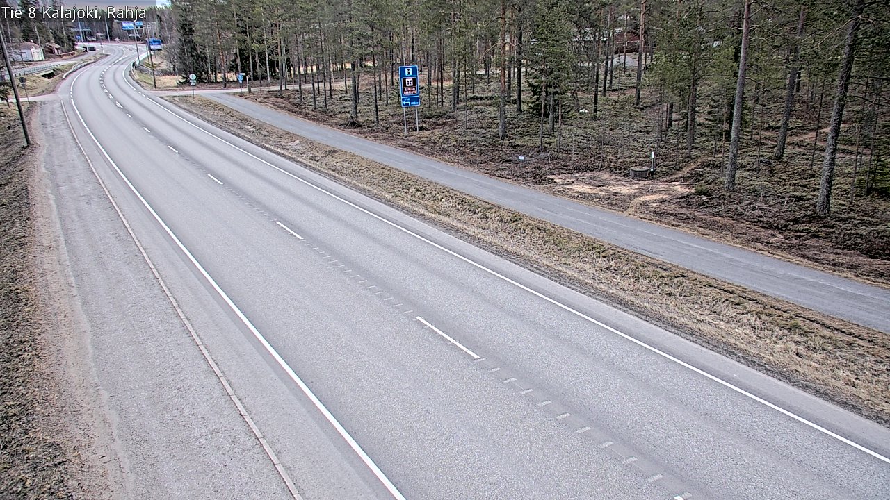 Weather Camera Image Road 8 Kalajoki, Rahja, Kalajoki, Pohjois-Pohjanmaa