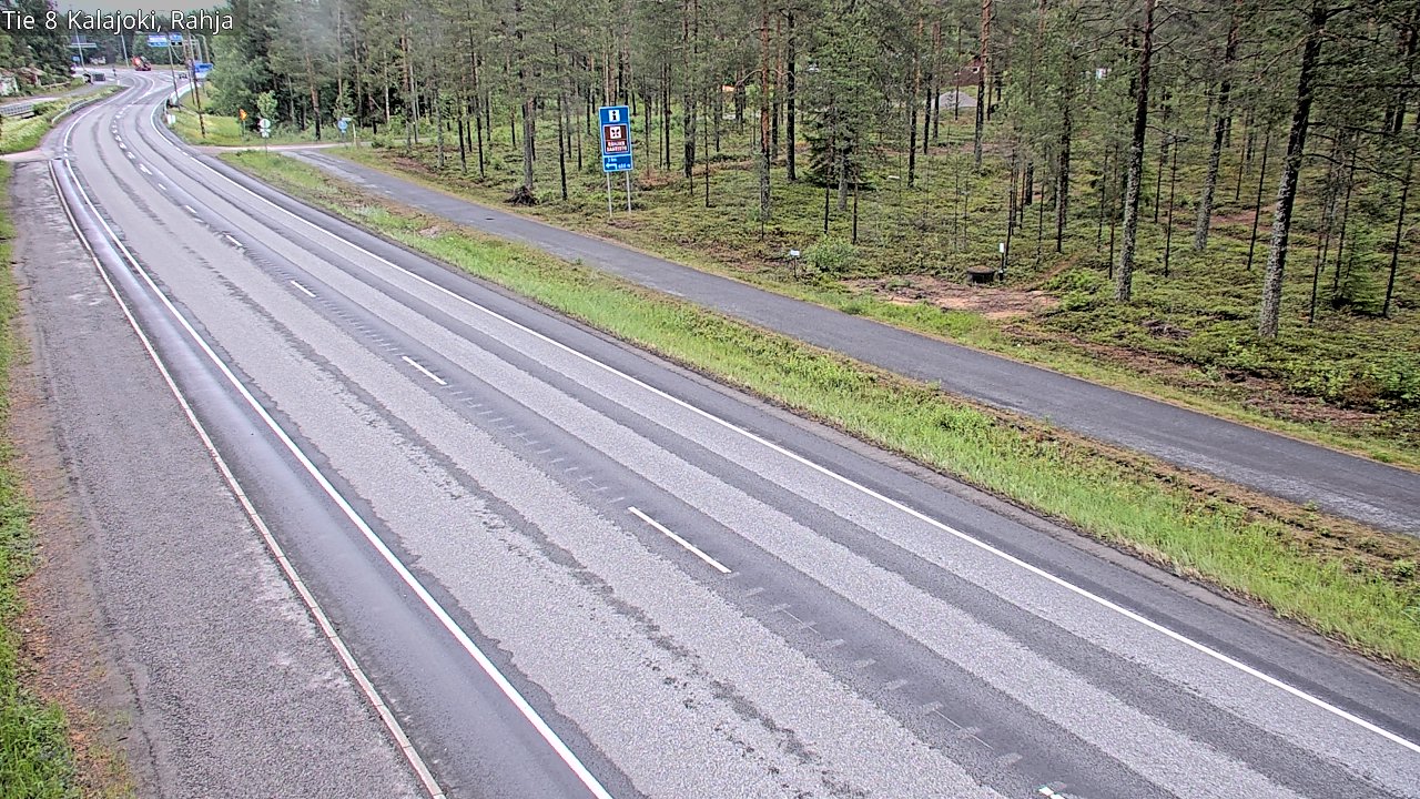 Weather Camera Image Väg 8 Kalajoki, Rahja, Kalajoki, Pohjois-Pohjanmaa