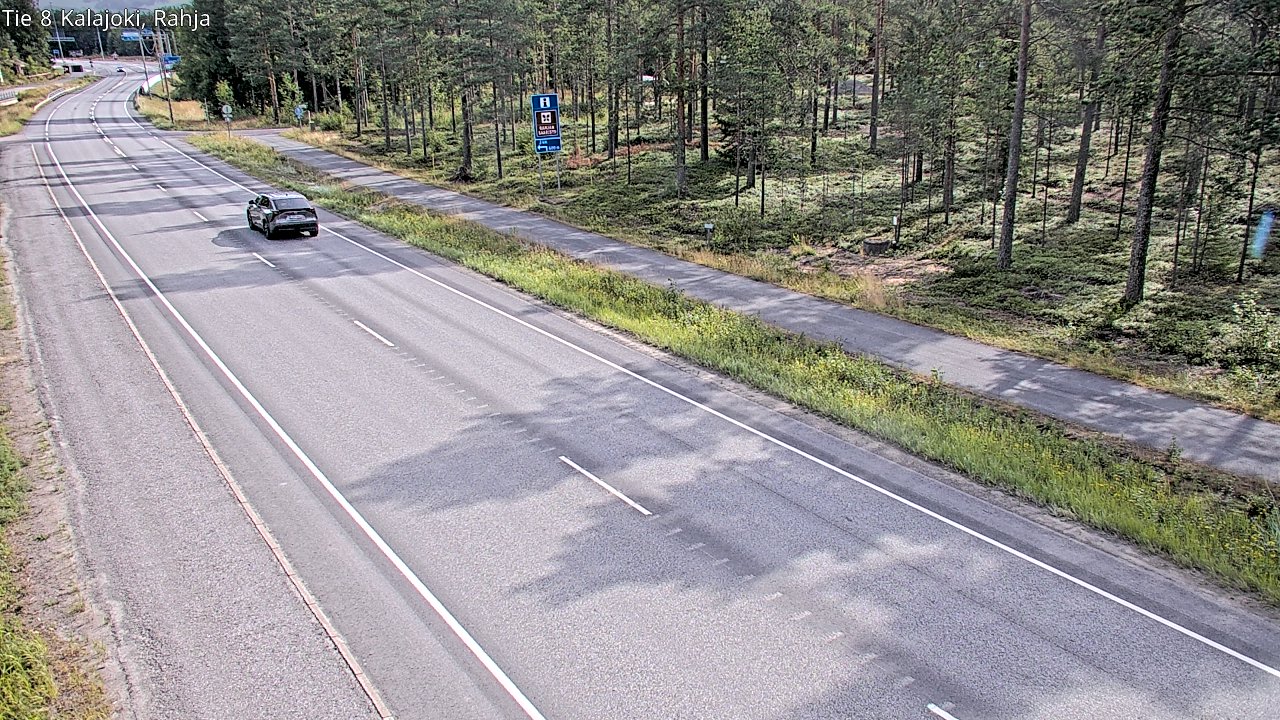 Weather Camera Image Road 8 Kalajoki, Rahja, Kalajoki, Pohjois-Pohjanmaa