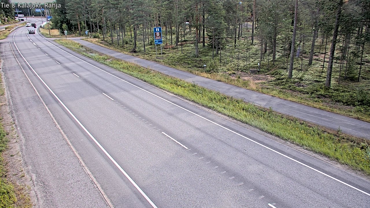 Weather Camera Image Road 8 Kalajoki, Rahja, Kalajoki, Pohjois-Pohjanmaa