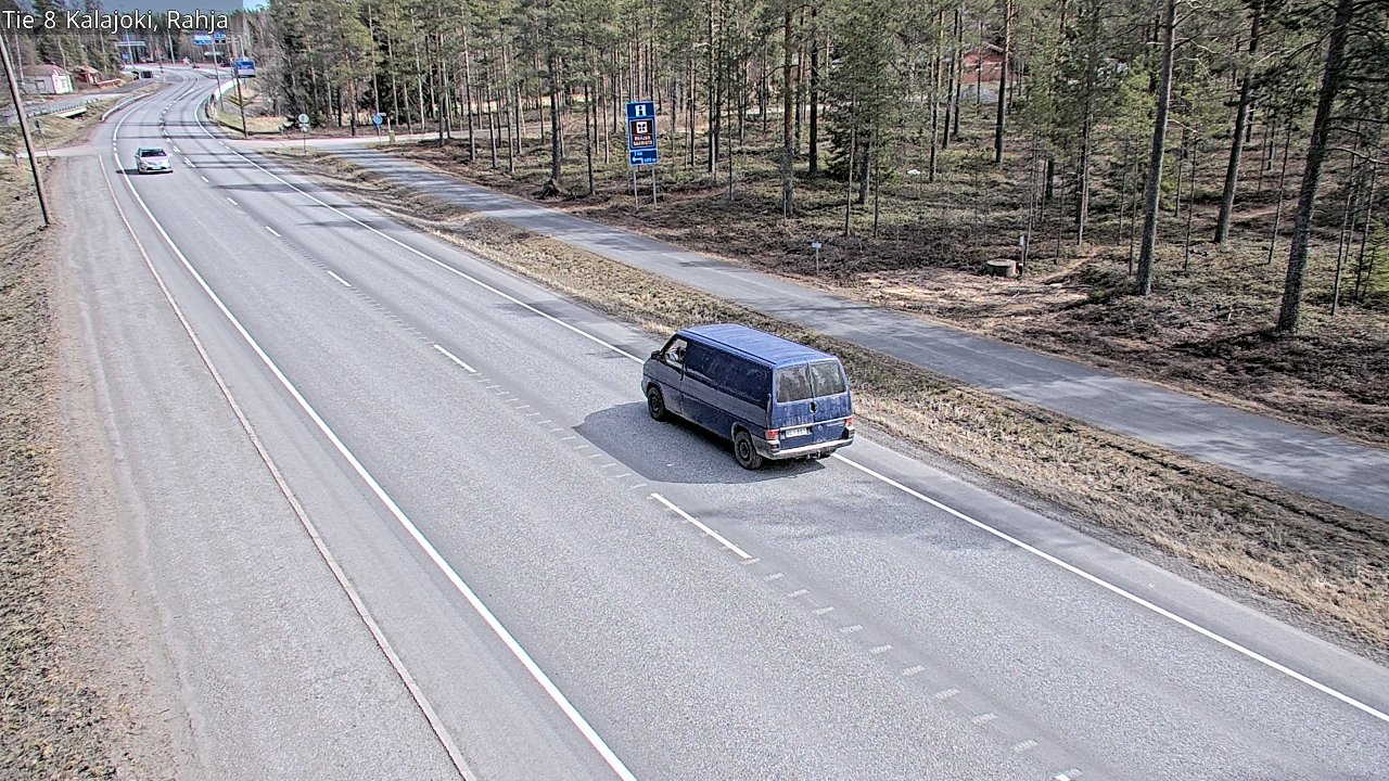 Weather Camera Image Road 8 Kalajoki, Rahja, Kalajoki, Pohjois-Pohjanmaa
