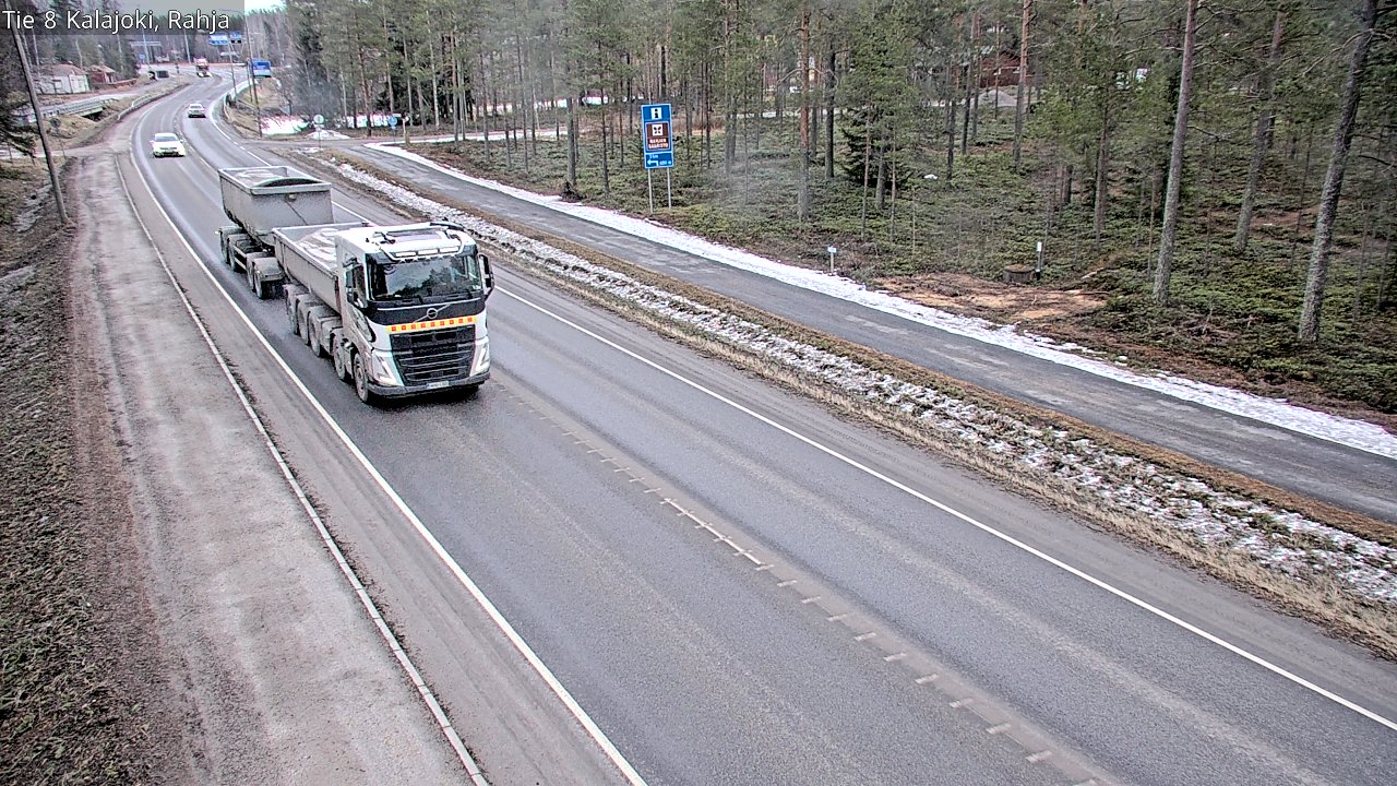 Kelikamerat Kuva Tie 8 Kalajoki, Rahja, Kalajoki, Pohjois-Pohjanmaa