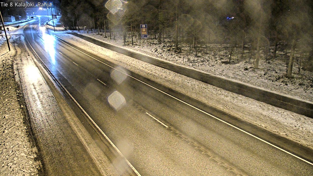 Weather Camera Image Väg 8 Kalajoki, Rahja, Kalajoki, Pohjois-Pohjanmaa
