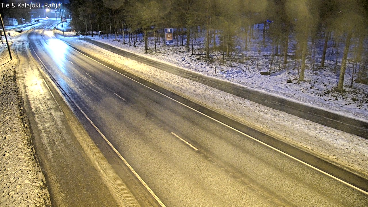 Weather Camera Image Väg 8 Kalajoki, Rahja, Kalajoki, Pohjois-Pohjanmaa