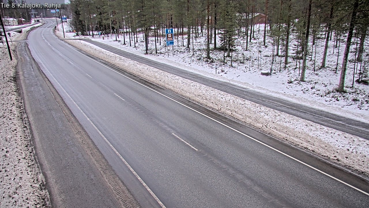 Weather Camera Image Road 8 Kalajoki, Rahja, Kalajoki, Pohjois-Pohjanmaa