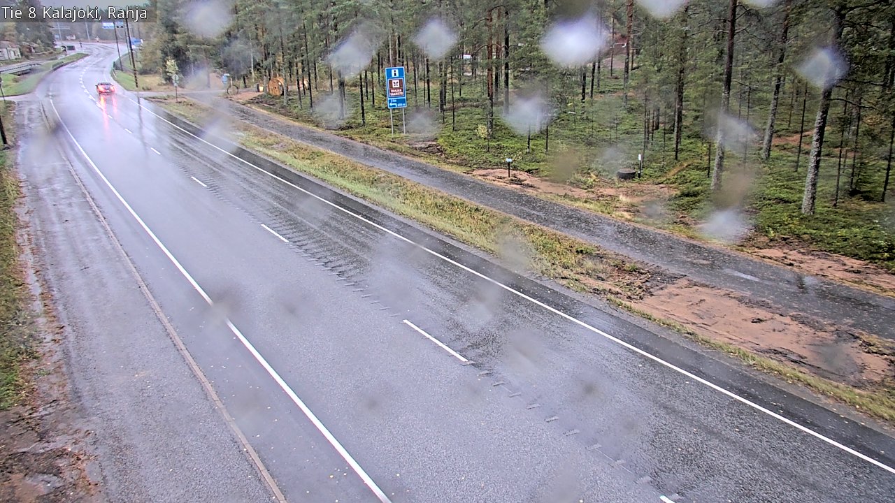 Weather Camera Image Road 8 Kalajoki, Rahja, Kalajoki, Pohjois-Pohjanmaa