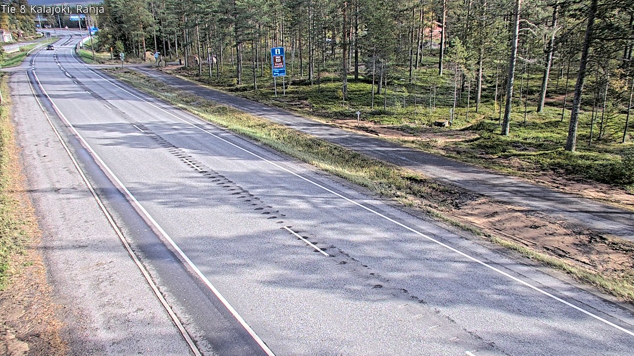 Kelikamerat Kuva Tie 8 Kalajoki, Rahja, Kalajoki, Pohjois-Pohjanmaa