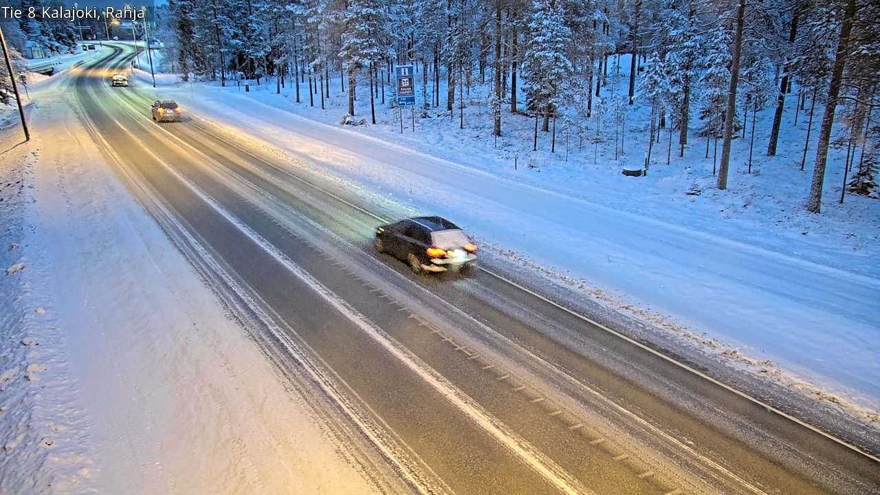 Weather Camera Image Väg 8 Kalajoki, Rahja, Kalajoki, Pohjois-Pohjanmaa